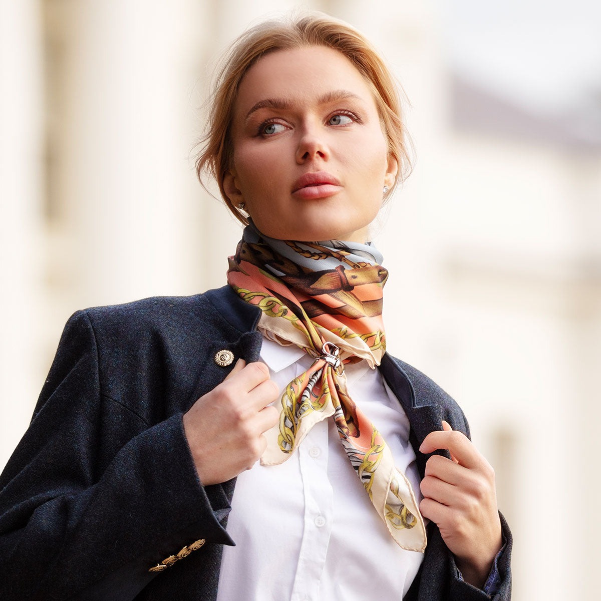 Stylish Ways to Wear Silk Scarves