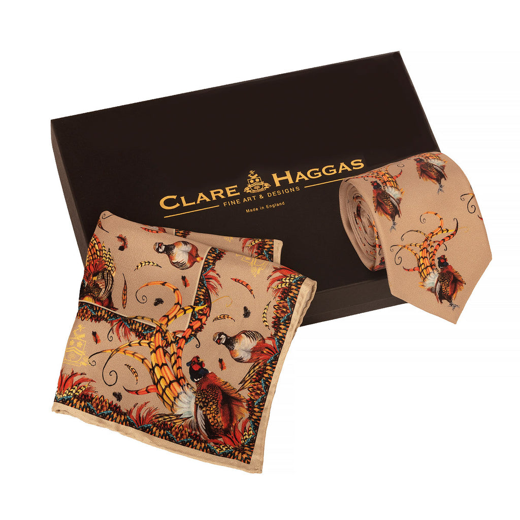 Clare Haggas Bruce Toffee Ladies Silk Box Set