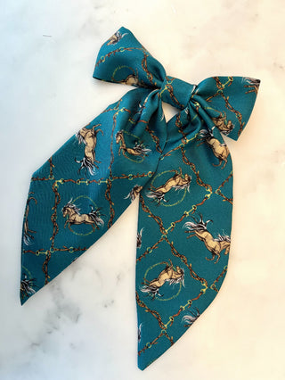 CH x Ferne England Equestrian Silk Hair Bows