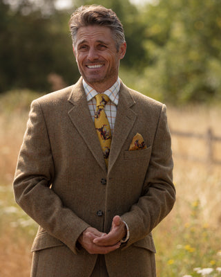 Spur Of The Moment Mustard Gold Silk Tie